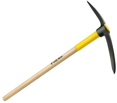 La zappa Piccone francese con occhio rotondo e manico realizzato in legno Mix 91 cm (2.5 Kg)