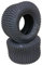 HMParts Lot de 2 pneus 18 x 8,50-8 4PR - Profil de pelouse - Tracteur de pelouse - Tondeuse autoportée - Pelle à neige - Quad