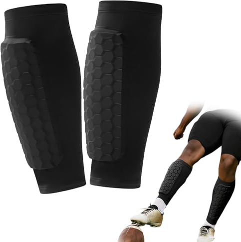Protège-Tibias Football 1 Paire – Shin Guards Antichoc Respirants Antidérapants, Légers pour Enfant Adulte, Protection Tibia Sport (S)