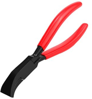 Abiyou Pinza Piegata a 45°, Pinza Piegatrice a Mano con Manico Antiscivolo, pinzas piegatrice a 45 Gradi, Piega Lamiera Manuale, pinzà piègàtrice per Lamiera, per Metallo Pieghevole (Rosso)