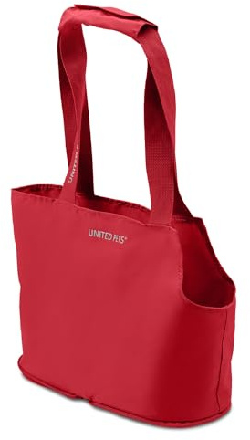 UNITED PETS Lazy Dog Borsa Trasportino per Cani Piccoli, Trasportino per Piccoli Animali Domestici, di Design, Leggera, Pieghevole, Rosso