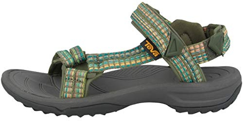 Teva Terra FI Lite, Sandales Bout Ouvert Femme, Vert (Burnt Olive Btol), 37 EU