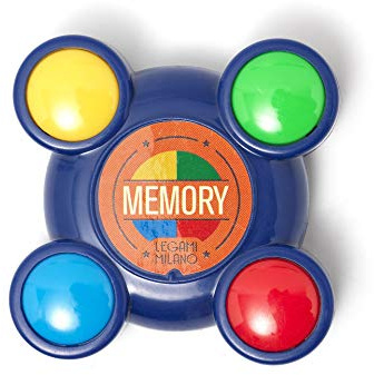 LEGAMI - Memory, leuchtendes und geräuscharmes Gedächtnisspiel, 6,4 x 6,4 cm, aus Kunststoff, Konzentration und Gedächtnis, um die Herausforderung zu überwinden