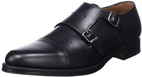 Lottusse Premium, Monkstrap Mockasin Herr, Svart, 46