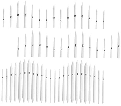 54st Bleistift Skizzieren Zeichenzubehör Künstlerskizzen-shader Mischstumpf Stumpf Zeichnen Wischlöschwerkzeug Mischstäbe Schmierstift Student Malutensilien Mischen Papier Weiß