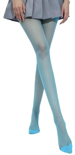 Malustar Bright Colour Sheer 10 Denier Tights (Blue)
