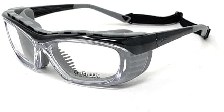 Hilco OG220FS Black 58-15-135 Safety Glasses with Full Seal, Anti-Fog, Wide Peripheral Vision, Lightweight