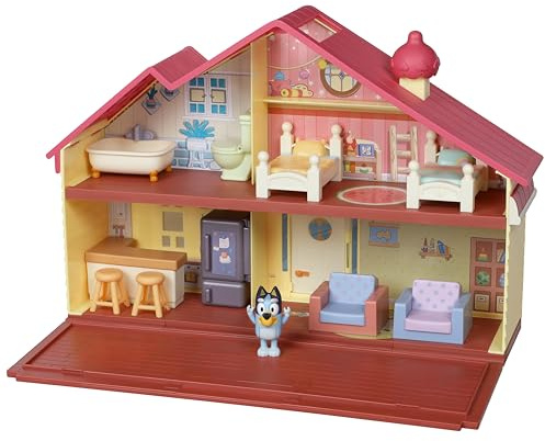 Bluey Toy House Mega Bundle Family Home & BBQ Playhouse Toys, Bingo, Bandit, Chilli, Kids Doll House Playset for Toddlers 3-5, Amazon Exclusive