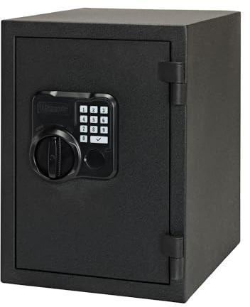 Hornady Fireproof Safe for Guns and Valuables with Keypad Entry - Secure Your Firearms, Cash, Documents, Jewelry and More - 4-6 Digital Keypad Entry, Interior Light and Backup Key - Item 95407