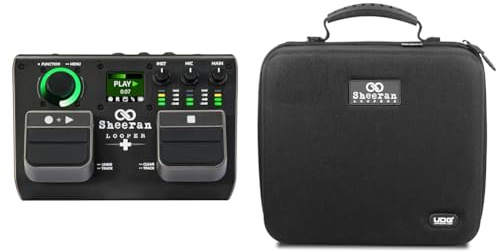 SHEERAN LOOPER + Pedal de dos pistas para guitarra, bajo, teclado o voces- Capacidad para 128 loops, 4 modos looping, display e interfaz de audio e Hardcase