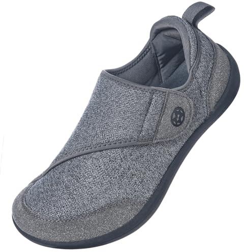 Scarpe Diabetiche Uomo Donna Molto Larghe Regolabili | Ortopedica,traspiranti,leggere,antiscivolo,Pantofole da passeggio,per anziani e piedi sensibles