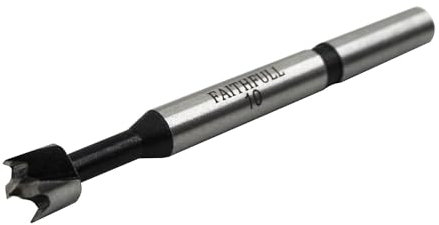 Faithfull FAIFOR10 Forstner Bit for Hardwood, Softwood, Drilling, Boring, Straight, Angled, Overlapping, Pocket holes - 10mm