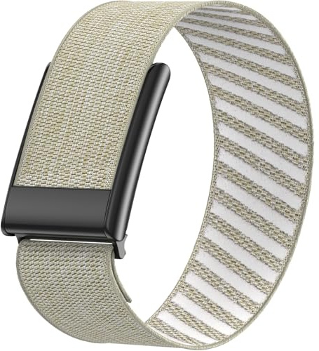 Miimall Nylonrem kompatibel med Whoop 5.0 One/Peak, lätt vattentätt band med metallramkontakt, flexibelt andningsbart sportband, justerbart stretcharmband för män kvinnor