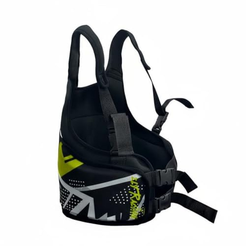 Xgdsnly para Adultos Protector Costillas Chaleco Karting Absorción Vibraciones Ajuste Personalizado Adecuado para Adultos y Jóvenes Carreras Pista , Amarillo Fluorescente , Adulto
