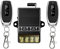 YETOR Fernbedienung Schalter,DC 12V / 24V / 48V / 72V / 40A Relais Fernschalter f¨¹r Diebstahlwarnsysteme, Rolltorschleusen usw (Black)
