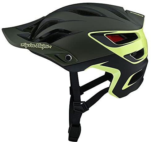 Troy Lee Designs A3 MIPS Adult Open Face Helmet XC MTB TRAIL (M/L (57-59cm), Uno - Glass Green)