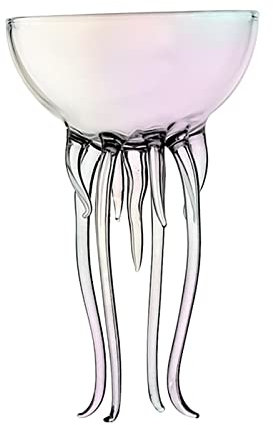Novelty Glasses Wine Glasses Drinks Cup Jellyfish Glass Cup for Banquet Wedding, Colorful