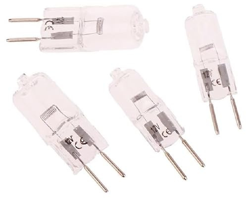 WYLIELAMSH 5Pcs GY6.35 Double-pin Base 12V G6.35 Spot Lamp Halogen Bulb Dental Bulb Halogen Lamp,50W
