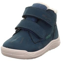 Superfit Whaley Jungen warm gefütterte Gore-Tex BLAU/GRÜN 8000 Sneaker, 24 EU Weit