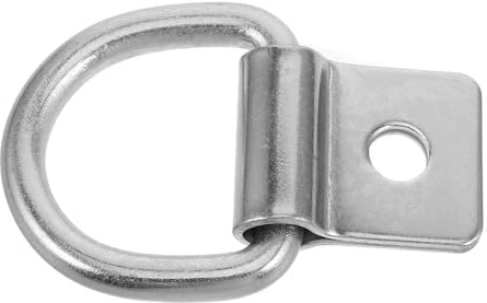 Garneck Anello di Fissaggio D-ring per Rimorchi e Veicoli Gancio Resistente per Ancoraggio Carico con Staffa di Montaggio per ATV Camion Alta Capacità di Carico e Facile Installazione