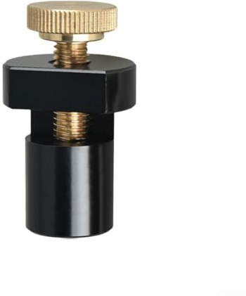 Jauges d'escalier pour encadrement carré, gabarit de fixation avec pince en alliage d'aluminium traité à l'oxyde pour charpentier et bricolage en bois (noir - 20 mm)