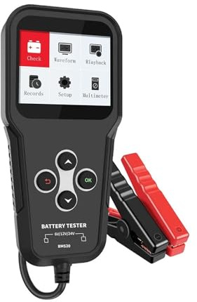 Testeur de batterie voiture professionnel BM520, outil diagnostic camion 6 V, 12, 24, analyseur, démarrage, Électronique automobile