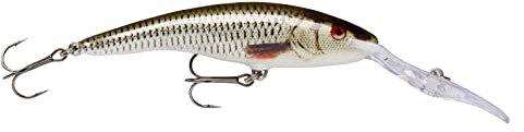 Rapala - Deep Tail Dancer Angelköder - Angelzubehör aus Balsaholz - Stabile Tauchschaufel - Süßwasser Spinnköder - Lauftiefe 12m - Fischköder 13cm, 42g - Hergestellt in Estland - Live Roach