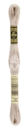 DMC 117MC-0006 sticktwist, bomull, 0006 beige, 8 m