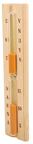 LABRIMP Minuteur De Sauna Bois Réutilisable Sablier Décoratif pour Salle De Bain Et Sauna