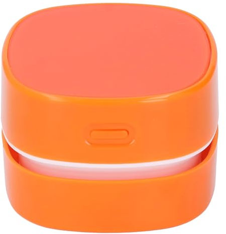 Barredora de Polvo de Mini Mesa, Aspiradora de Escritorio Inalámbrica Giratoria para Teclado de la Computadora