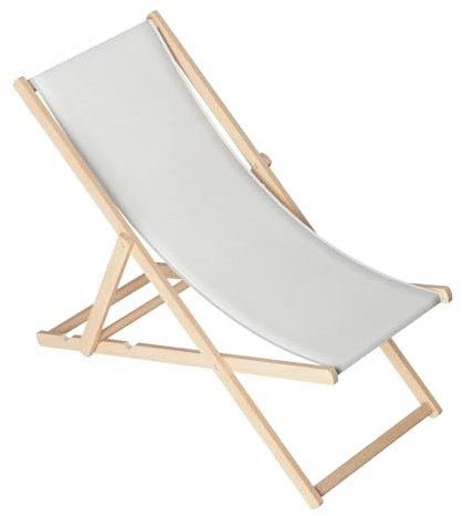 Generisch Liegestühle Klappstühle Holzliegestuhl Garten & Strand klappbar, wetterfest & UV-beständig – mit individuellem Druck Made in EU Vollfarbdruck Logo Graphic Werbung Firmenlogo