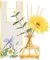 Blume Raumduft Reed Diffuser für 120 Tage Morgenapfel Duft,Aroma Diffuser mit 7 Duftstäbchen, Natürlich Langanhaltend Raumdüfte-Set,Glasflasche | Wohnzimmer & Eingangsbereich Dekor