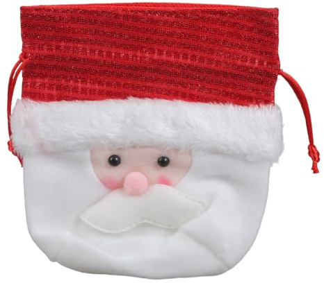 ZWTPGKRD Bolsas de regalo de Papá Noel para fiestas, bolsas de regalo para tartas, bolsas de regalo para caramelos, galletas, caramelos