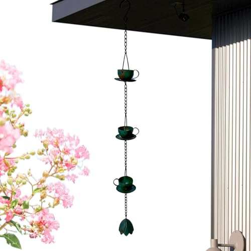 Catene da Pioggia per grondaie, Stile Vintage, Catena di Ricambio per grondaie, per Prato, paesaggistica, Portico, Patio, Balcone, terrazza, Cortile, Cortile