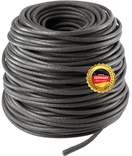 Gedotec Cordon rond en PE PROFI Bande d'étanchéité 6 mm Ø | 10 mètres de cordon d'étanchéité [QUALITÉ INDUSTRIELLE] pour le remplissage de produits d'étanchéité pour joints