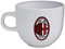 milan Tazza Jumbo da Latte Ufficiale Logo Stemma 1899 rossoneri milano in Scatola Regalo Originale