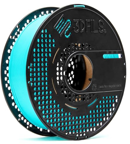 3DFILS - Filamento PLA para impresión 3D Neat Winding esFil PLA MAX: 1.75 mm,1Kg,Turquesa