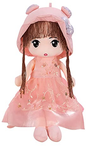 URFEDA Bambola di stoffa, 50 cm, con vestiti, per bambini, decorazione morbida, per battesimo, bambola di peluche