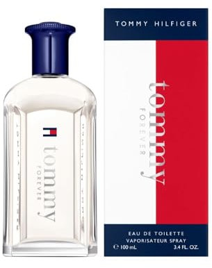 Tommy Hilfiger - Tommy Forever Eau de Toilette 100 ml - Perfume for Men - Fragrance Woody Aromatic - Zesty and Fresh Notes - Transparent Glass Bottle