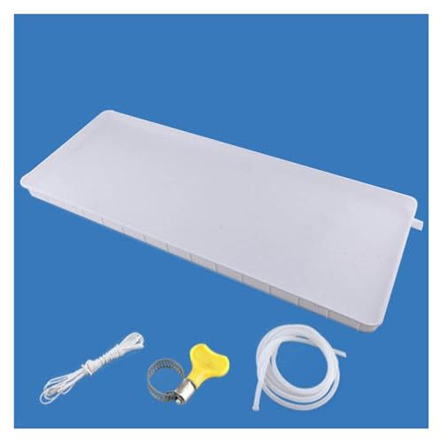 WXQTM Bandeja Colectora Agua por Goteo Bandeja Recuperación Agua Condensación Bomba Calor Adecuada para Unidades Aire Acondicionado Mini Split (3-5Px4m)