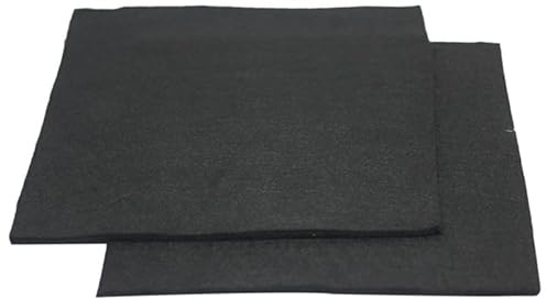 Manta de soldadura de fibra de carbono de 50 x 50 cm, resistente al calor, para fontanería y metalurgia, fieltro de alto aislamiento para escoria y protección contra incendios en pulgadas (100 x 100