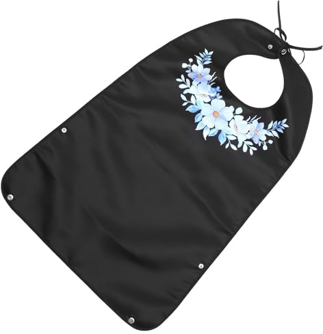 CHICAMPERA Bavoir pour Adultes en Polyester, Protège Vêtements des Taches Lors des Repas, Personnes Âgées Entretiens Professionnels