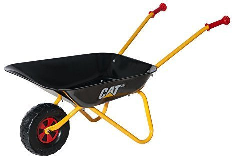 Rolly Toys - Metal Wheelbarrow with CAT / Caterpillar Brand - Black & Yellow by Rolly