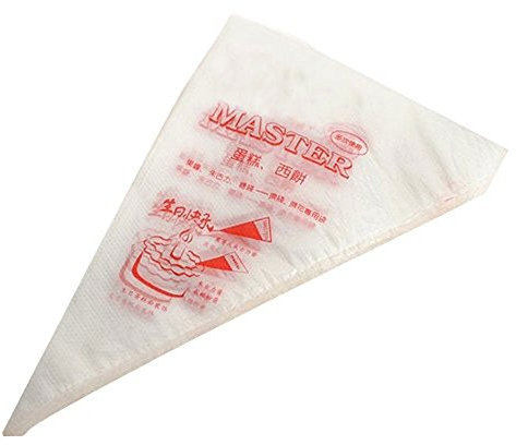 Manga pastelera desechable de plástico manga pastelera para Pack de 100 Crema manga pastelera para glaseado de tartas Sugarcraft Cupcake Piping Decorating Herramienta para hornear suministros