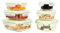 Home Fleek Boite Hermetique Alimentaire Verre - Boite De Conservation Alimentaire, Récipient en Verre pour Conservation Alimentaire Peu Encombrants Pour Micro-Ondes Et Congélateur (Set de 6, Vert)