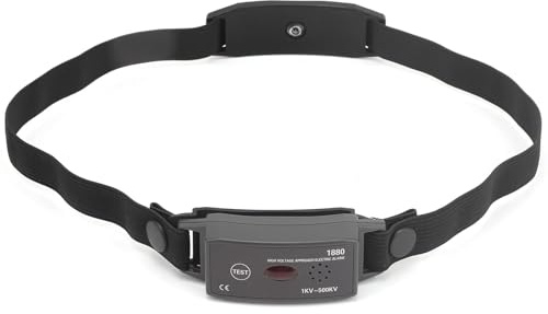 Alarma Eléctrica de Aproximación para Casco de Seguridad Detector sin Contacto 1KV-500KV con Alerta de Luz y Sonido Alta Sensibilidad