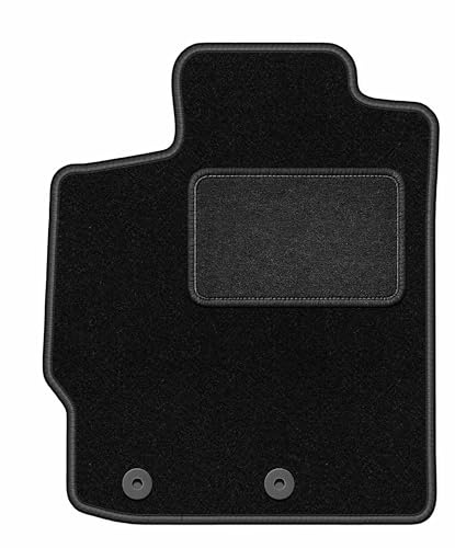 Wielganizator Automatte – Passend für Toyota Yaris II Schrägheck 2005-2011 – Velours – Autozubehör - Auto Fußmatten – Fußmatte Auto – 1-teilig - schwarz