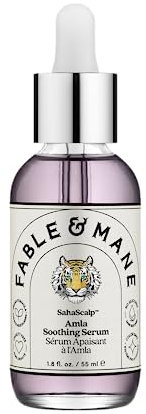 Fable & Mane Amla Soothing Serum with Rosemary Oil Purifies and Balances Irritation. Detox Treatment for Dry, Itchy or Sensitive Scalps (55ml)