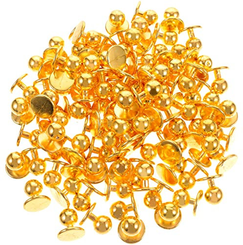 FOMIYES 100st Einheitliche Knöpfe des Kochs Mantelknöpfe Runde Kleidungsknöpfe Kreative Kleidungsknöpfe Kochknöpfe Für Kleidung Kochknopf Kunststoff Druckknöpfe Tasten Plastik Mann Mini