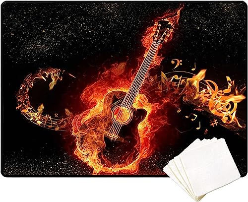 Aorom Drum Rug Drum Mat Drum Mat Soundproof Mat for Electronic Drum Kits Bass Drum Snare Drum Etc, Rectangular Non-Slip Drum Mat-F||100CM×80CM